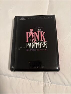 Collector’s Pink Panther 6-Disc DVD Set - Black with Pink Logo. Peter Sellers